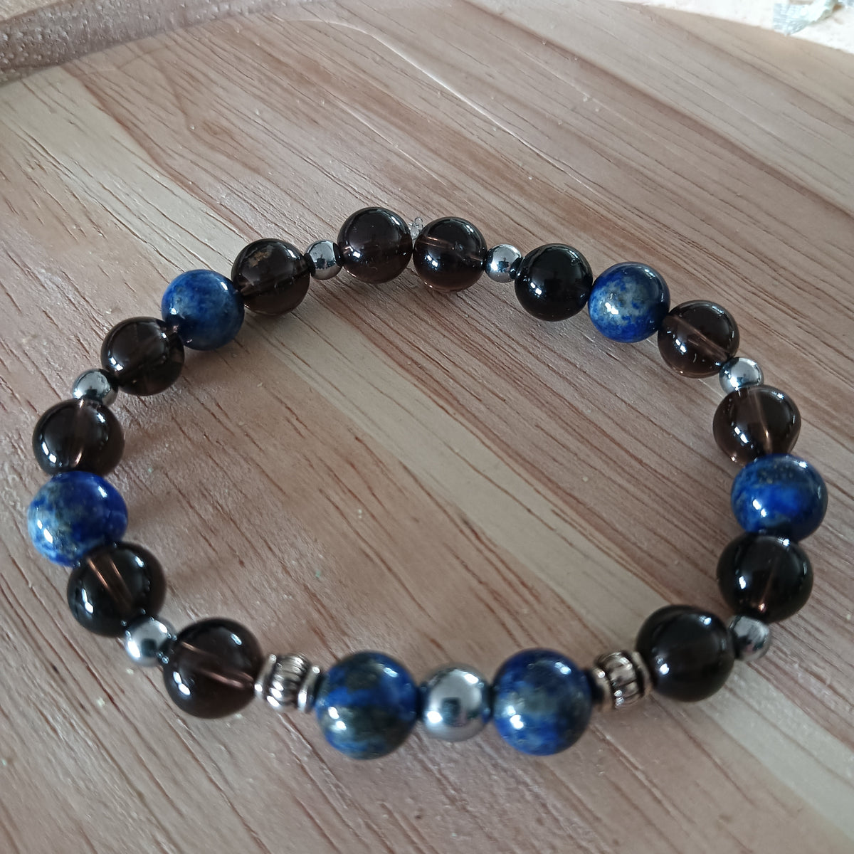 Blauwe beschermer