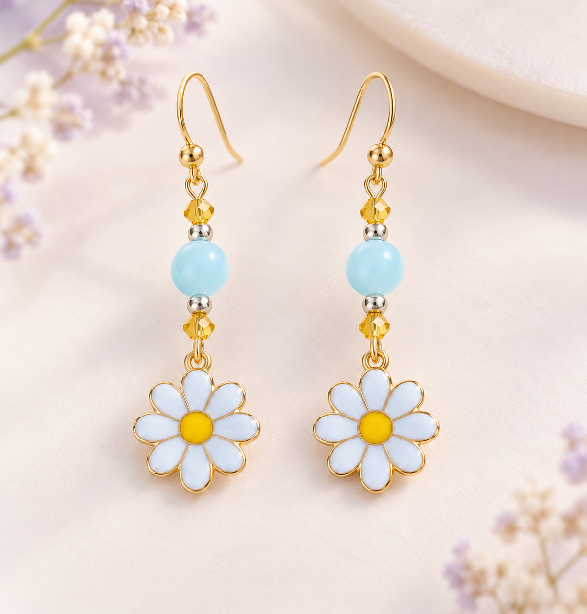 Daisy Glow – Amazoniet bloemenoorbellen